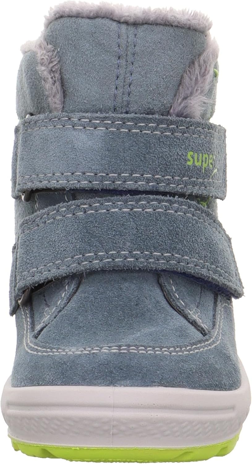 Superfit Jungen Groovy Schneestiefel 21 EU Weit Blau Hellgrün 8010, 21 EU Weit Blau Hellgr&#xFC;n 80
