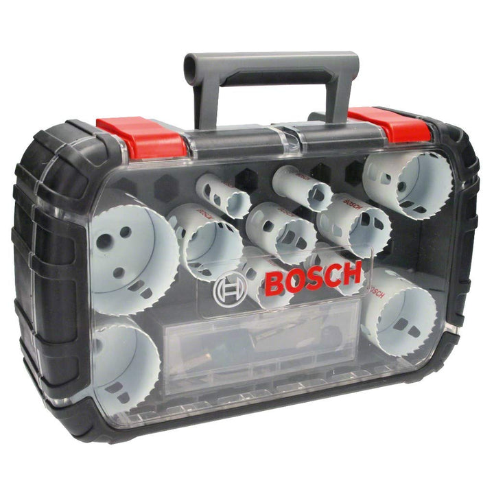 Bosch Professional 14 tlg. Lochsäge Progressor for Wood & Metal Set Universal (für Holz und Metall,