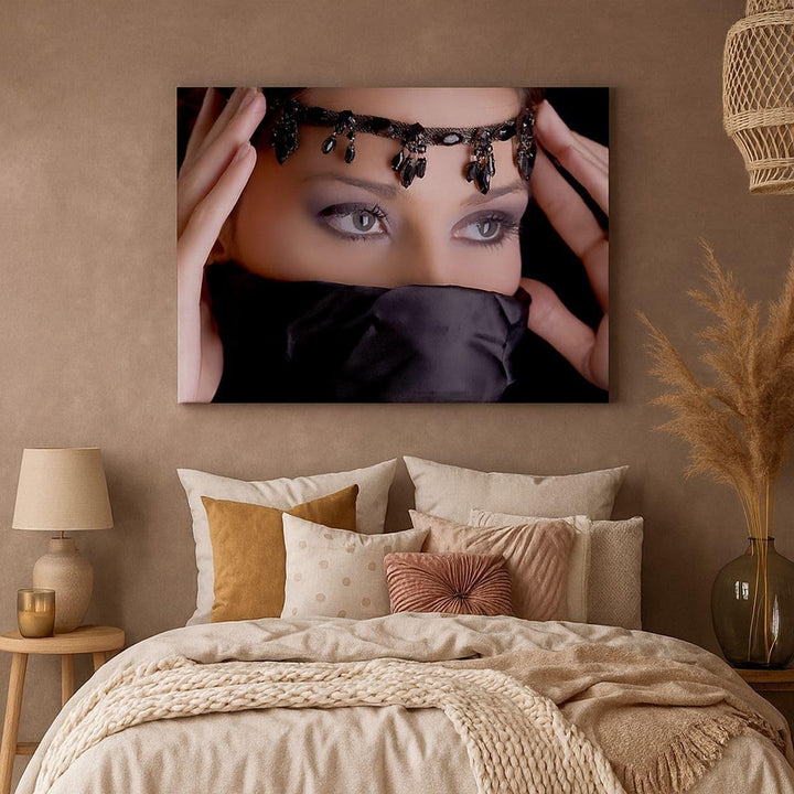 Bilder auf Leinwand 100x70cm Leinwandbild Orient weiblich modell dekoration Gross Wanddeko Bild Schl