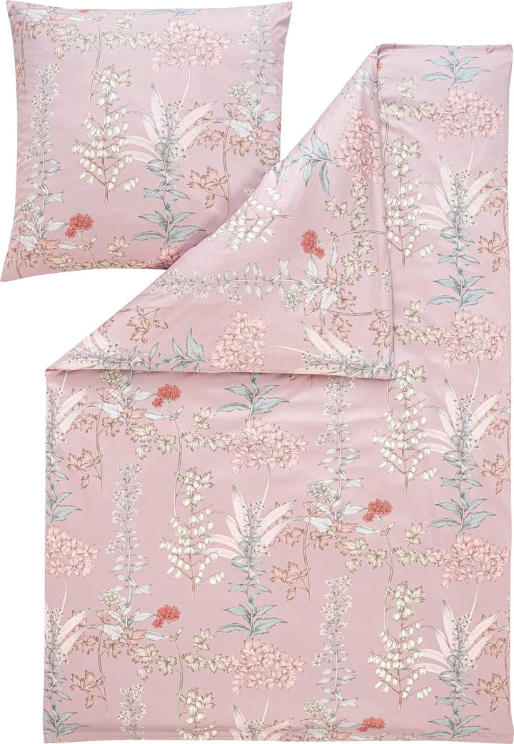 ESTELLA Bettwäsche Alisa | Mauve 135x200 + 80x80, 135x200 + 80x80