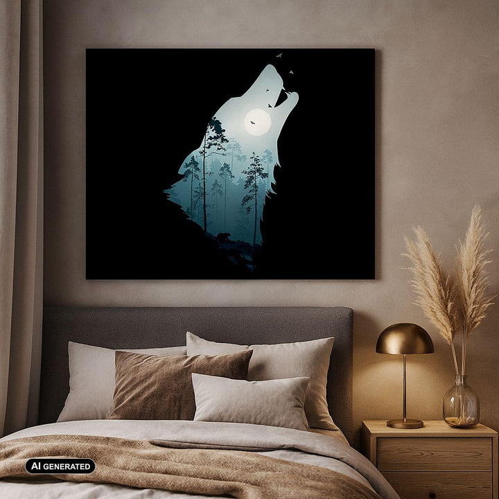 Bilder auf Leinwand 100x70cm Leinwandbild mit Rahmen Berge Höhle Park Gross Wanddeko Bild Schlafzimm