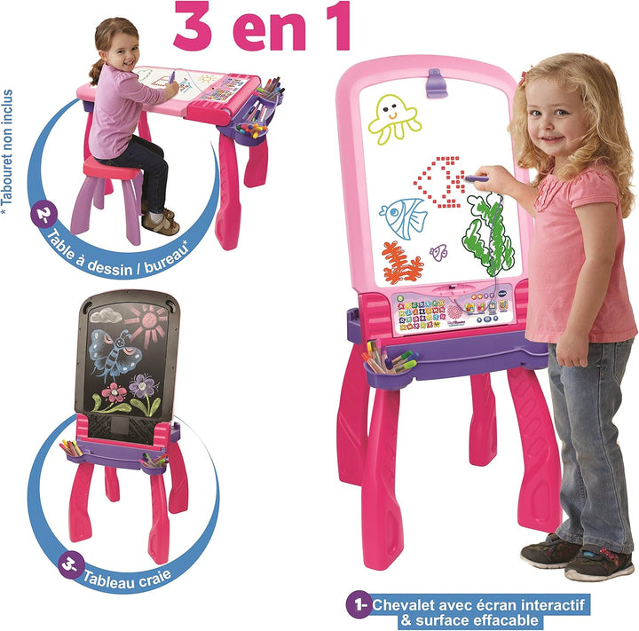 VTech Magi Interaktive Staffelei – 3 in 1 Rose, Rose