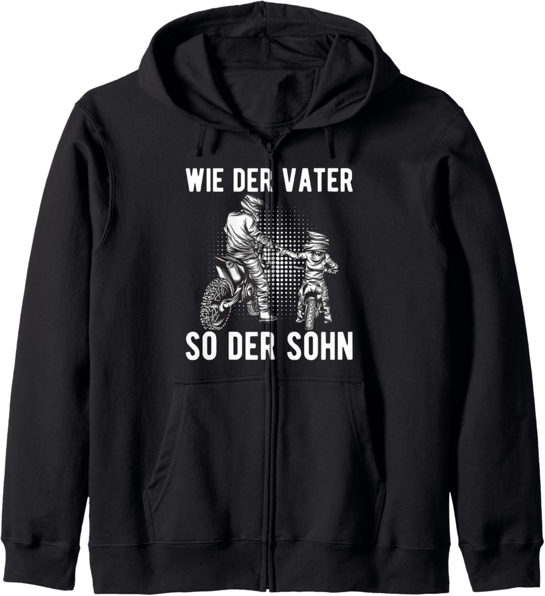 Wie Der Vater So Der Sohn | Motocross Kapuzenjacke
