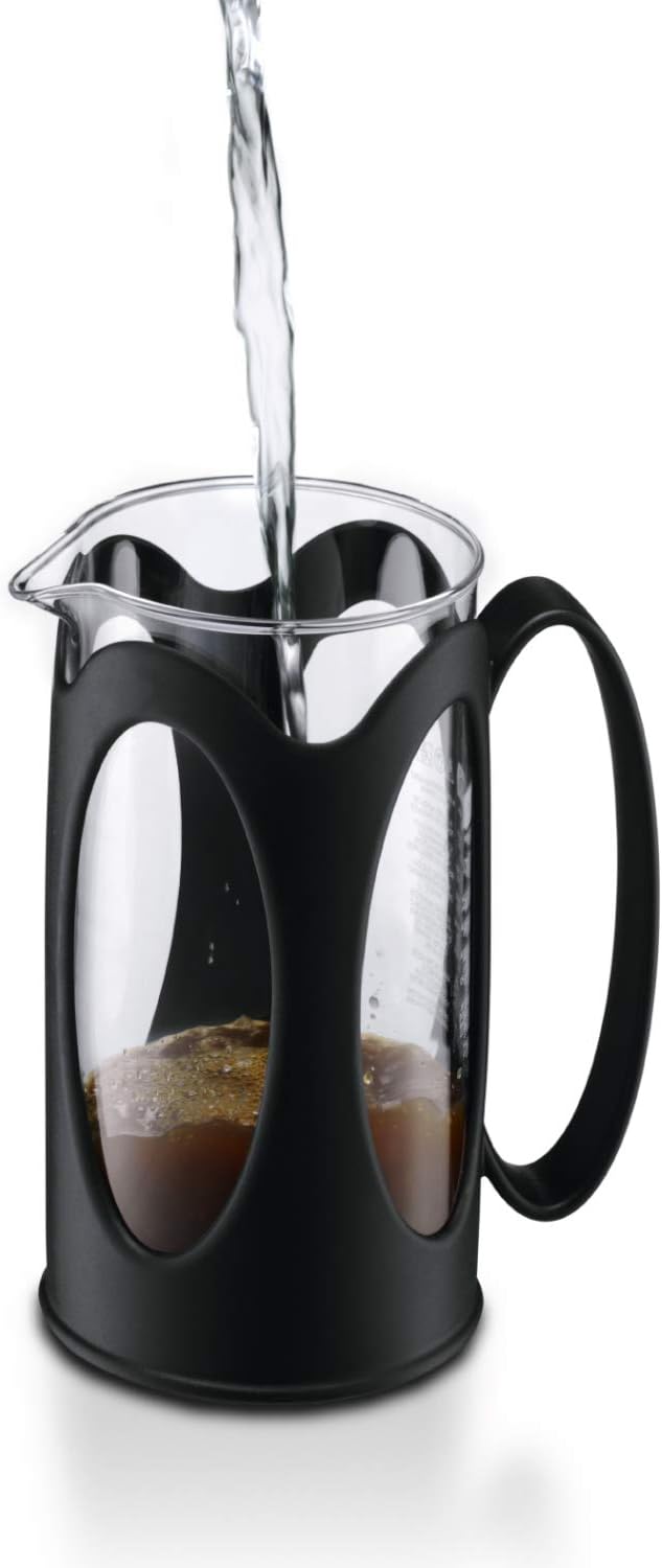 Bodum 10682-01 kenya Kaffeebereiter (French Press System, Permanent Edelstahl-Filter, 0,35 liters) s