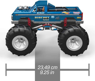 Mega Construx HHD20 - Hot Wheels Bigfoot Monster Truck Bauset mit 538 Teilen im Massstab 1:18, Konst