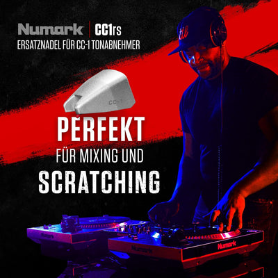 Numark CC-1RS - Hochwertige Ersatznadel für den Numark CC-1 - extra stabiler DJ-Tonabnehmer CC-1RS -