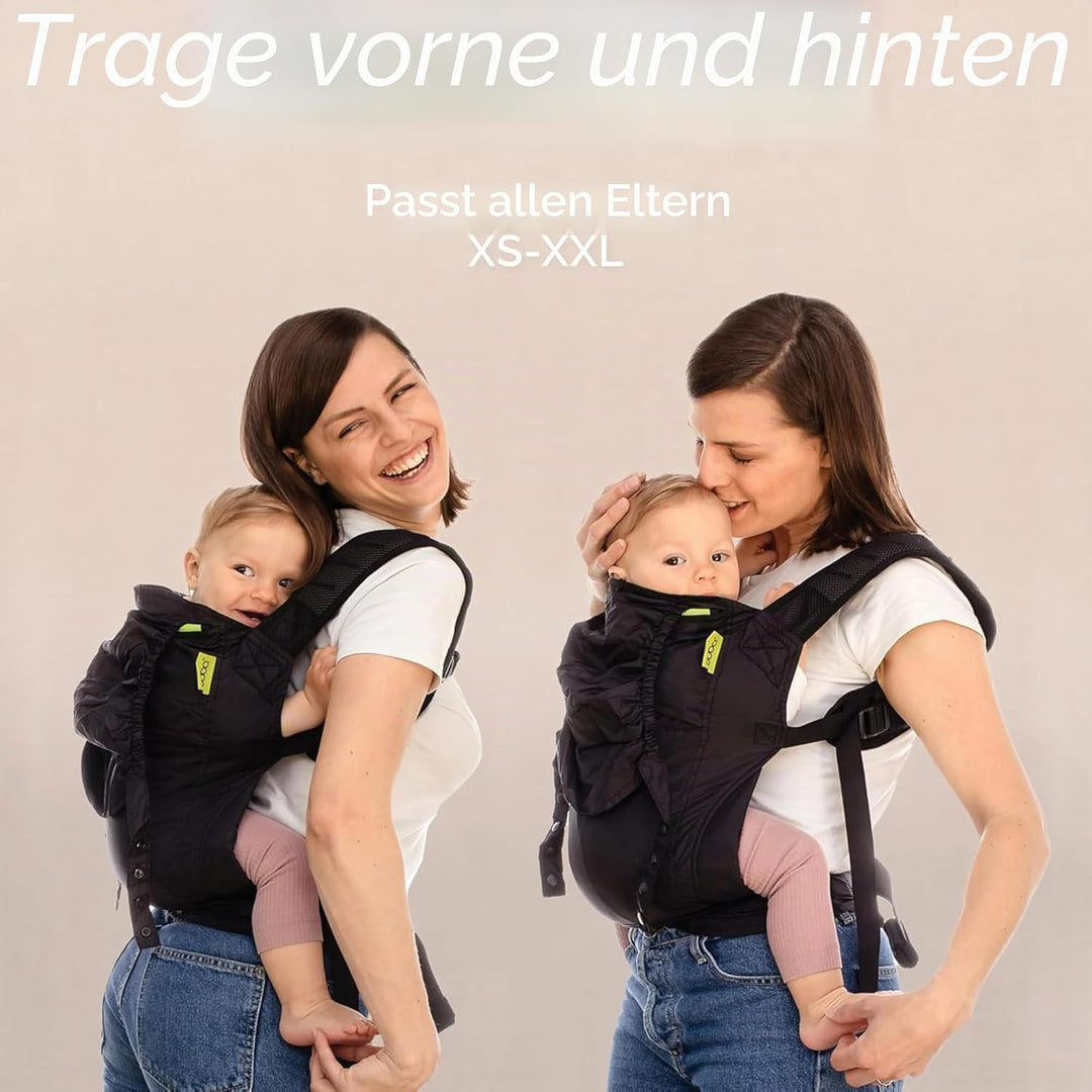 Boba Air Federleichte Babytrage und Kindertrage - Baby Trage ab 3 Monaten (7-20kg) - Kindertrageruck