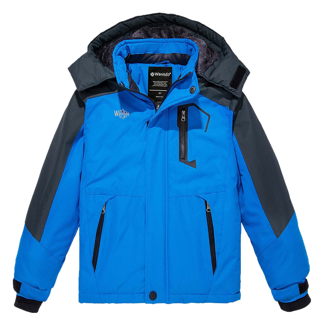 Jungen Berg Ski Jacke Warmer Winter Fleece Mäntel Wasserdichter Atmungsaktive Jacke Outdoor Kapuzen
