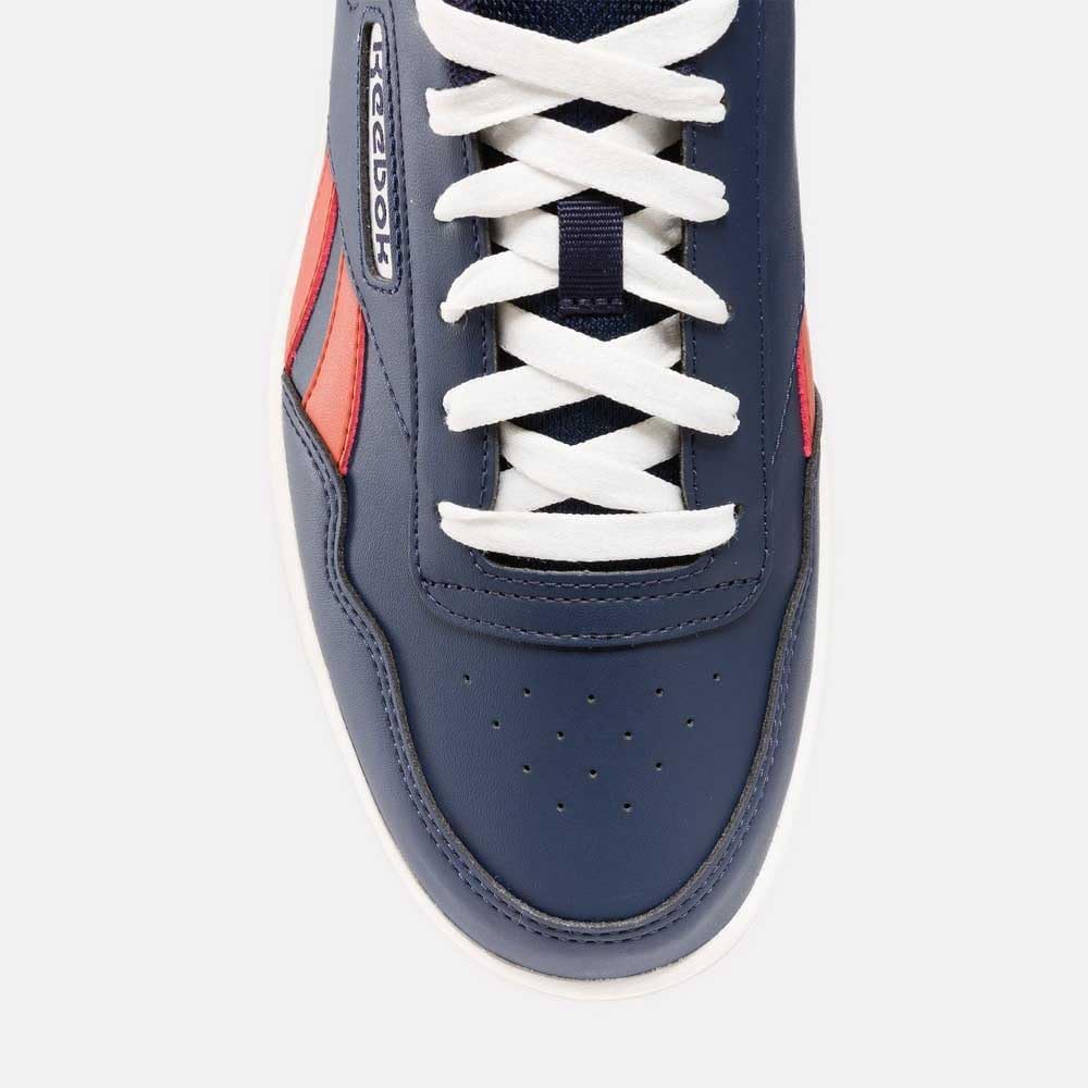 Reebok Unisex Court Advance ClipSneaker 39 EU Navy Brickred Chalk, 39 EU Navy Brickred Chalk