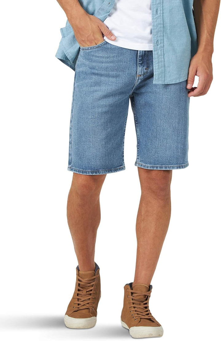 Wrangler Authentics Herren Authentics Classic Carpenter Lässige Shorts 32 Light Wash Flex, 32 Light