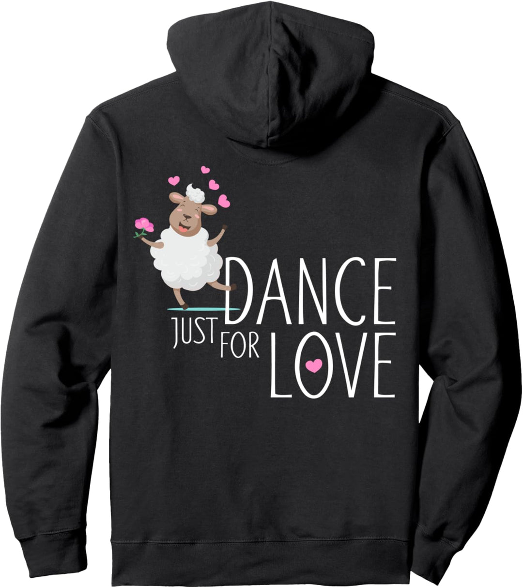 Funny Sheep Message - Just Dance For Love 2 - Fan Fun Pullover Hoodie