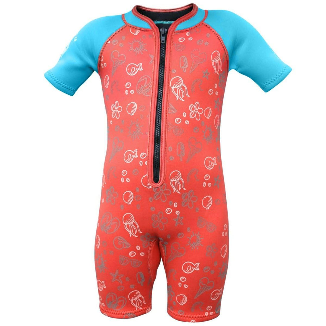 Circle One Unisex Baby Pulse Neoprenanzug 104 rot, 104 Rot