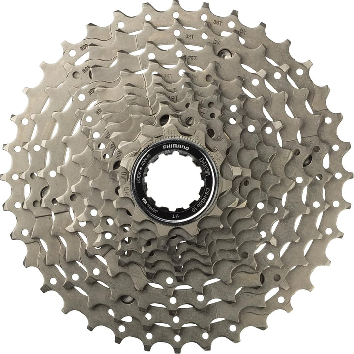 SHIMANO CS-HG50 // 10-Fach Kassette (11-36 Zähne) Schwarz, Schwarz