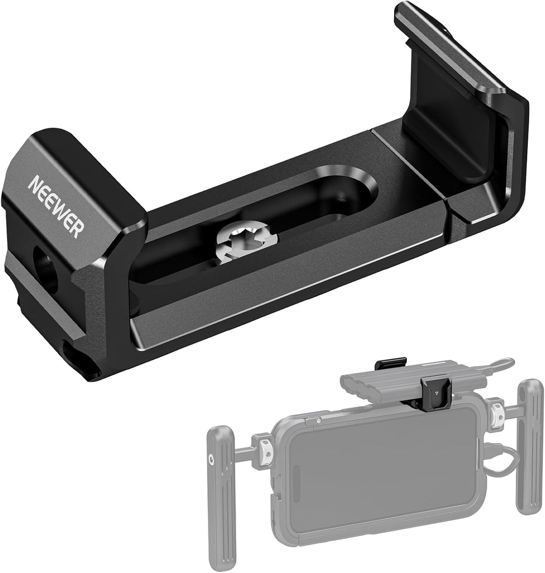 NEEWER T5 T7 T9 SSD Halterung für iPhone 15 Pro Max Handykäfig PA023 PA024, 2,2"-3"/55-75mm SSD Klem