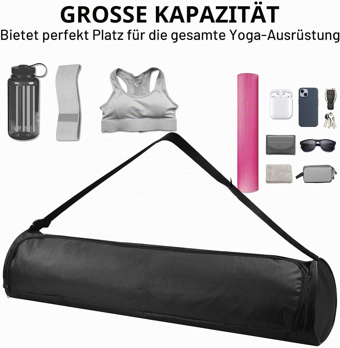 Yoga Matte Tragetasche, Tasche für Yogamatte Wasserdicht, Rucksack für Yogamatte aus Leichtem Oxford