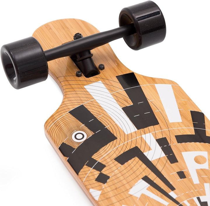 Apollo Longboard, Komplettboard mit High Speed ABEC Kugellagern, Drop Through, Freeride, Skaten, Cru