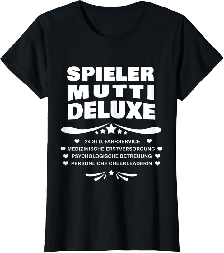 Spieler Mutti Deluxe Frauen Mutter Lustige Geschenkidee Mama T-Shirt