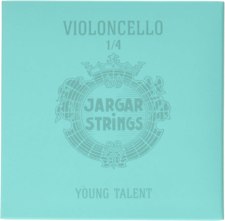 JARGAR Ce-SET-Y-14 Cello Young Talent SET, 1/4 (A:0,76/D:0,99/G:1,18/C:1,71mm) für Cello Medium / St