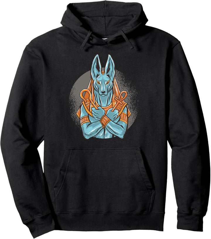 Anubis ägyptischer Gott des Todes Anubis Pullover Hoodie