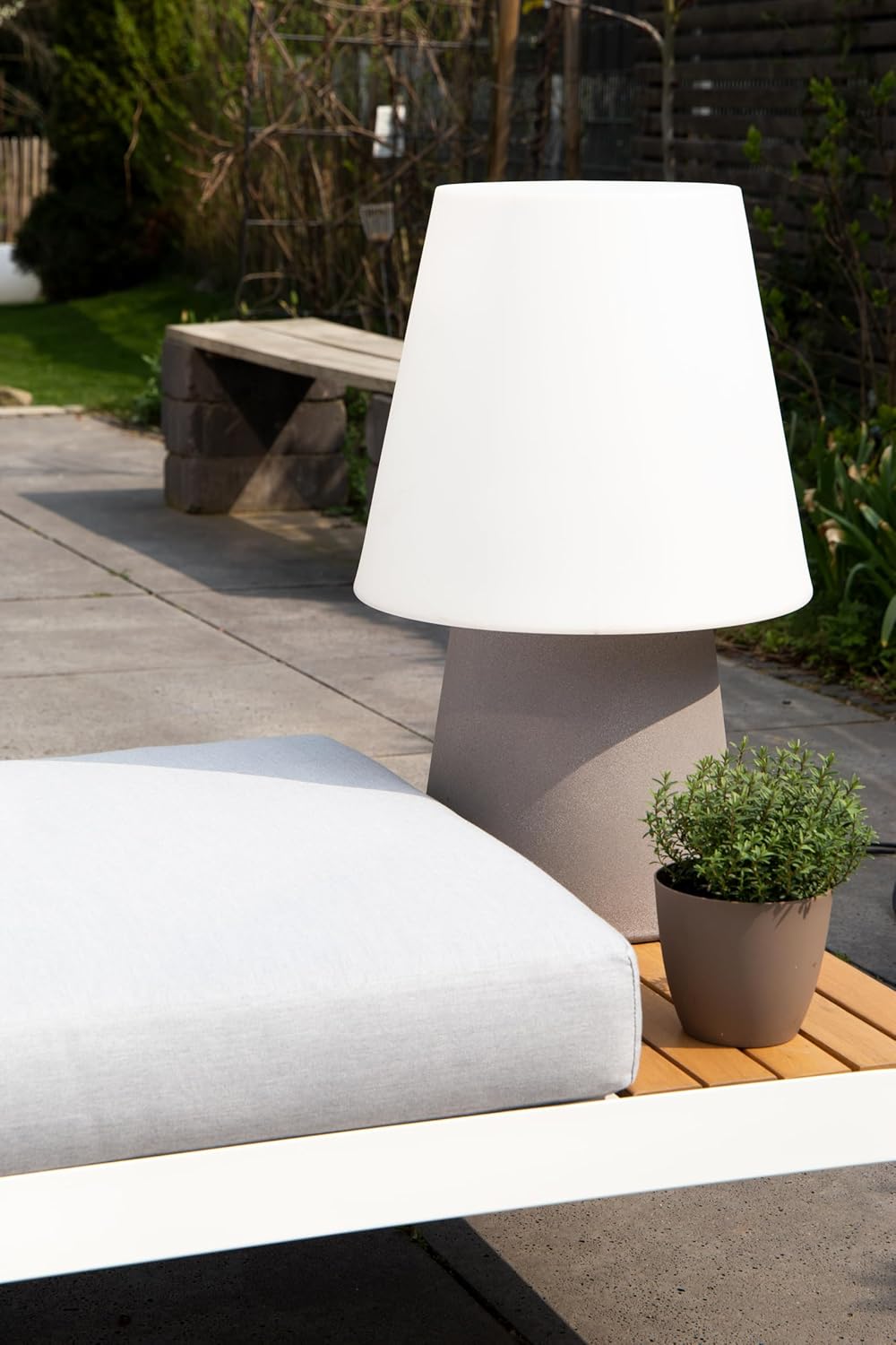 Light Life Leuchtobjekt Lampe "Taupe" 60 cm (LED) Indoor & Outdoor