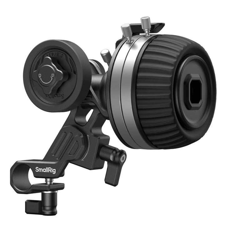 SMALLRIG Follow Focus F50 mit stufenloser dynamischer Dämpfungshebeleinstellung und A/B-Anschlägen,