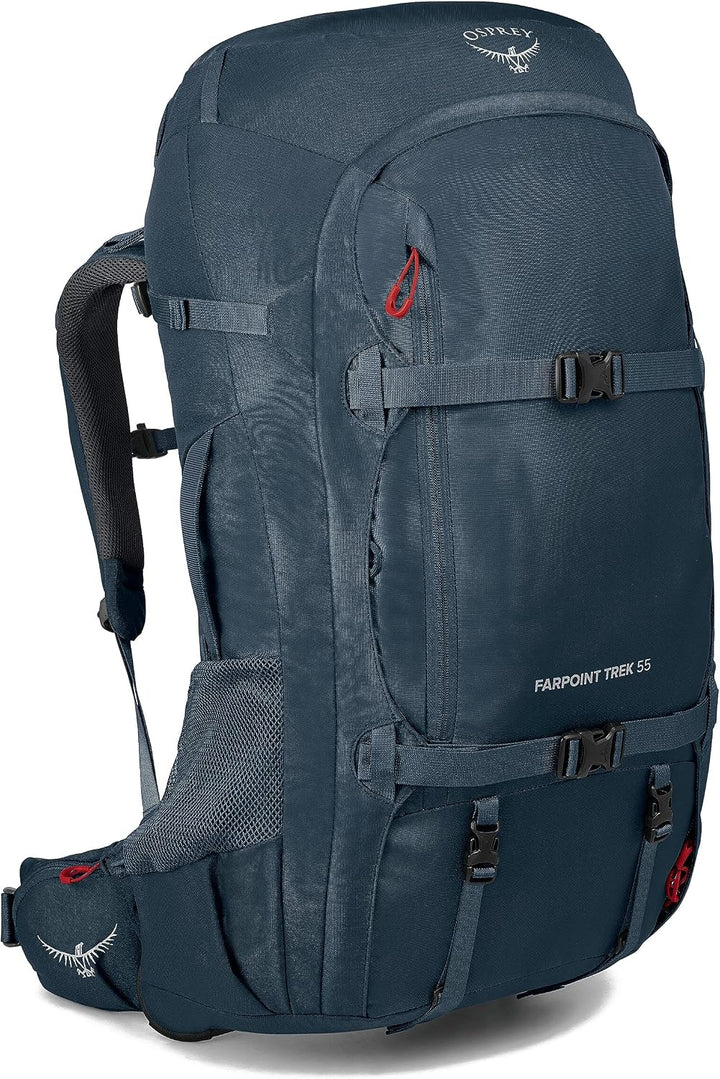 Osprey Farpoint Herren Rucksack Muted Space Blue O/S - Fassungsvermögen 55L, Muted Space Blue O/S -