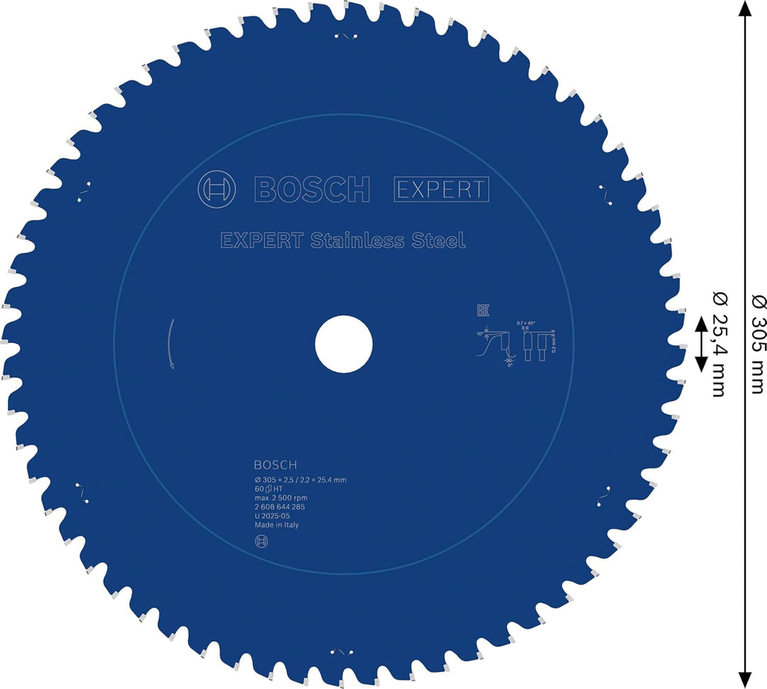 Bosch Accessories Bosch Professional Kreissägeblatt Expert for Stainless Steel (Edelstahl, 305 x 25,