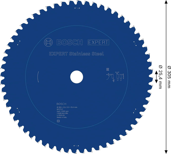 Bosch Accessories Bosch Professional Kreissägeblatt Expert for Stainless Steel (Edelstahl, 305 x 25,