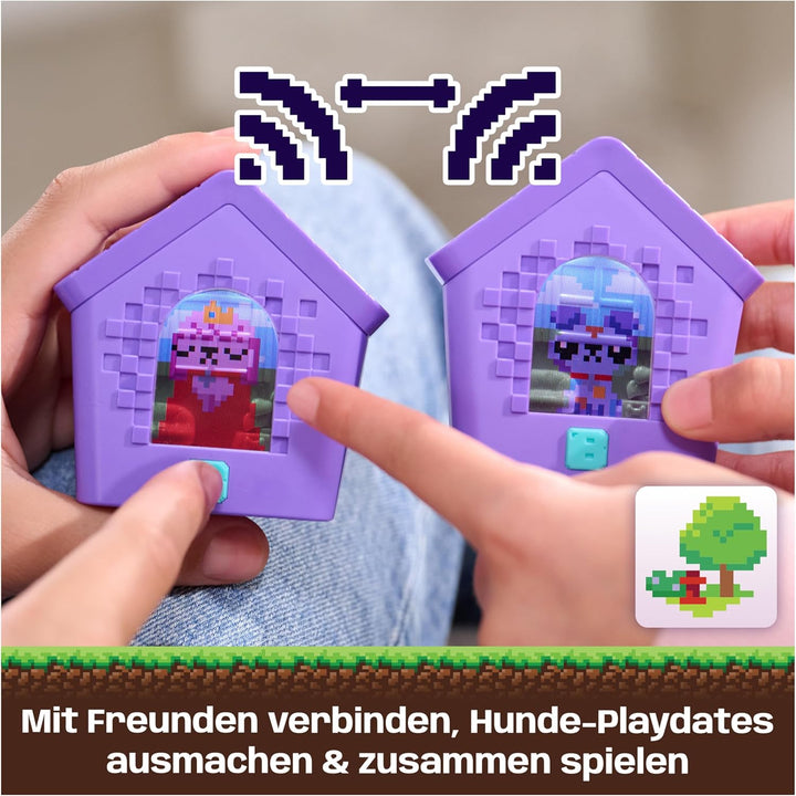 Bitzee - Doghouse, 15 Digitale Welpen zum Anfassen, Interaktives Spielzeug mit 15 Hunden, die auf Be