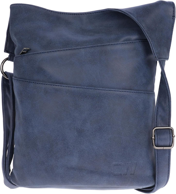 Christian Wippermann grosse Damen Tasche Schultertasche Umhängetasche Crossover Leder Optik Handtasc