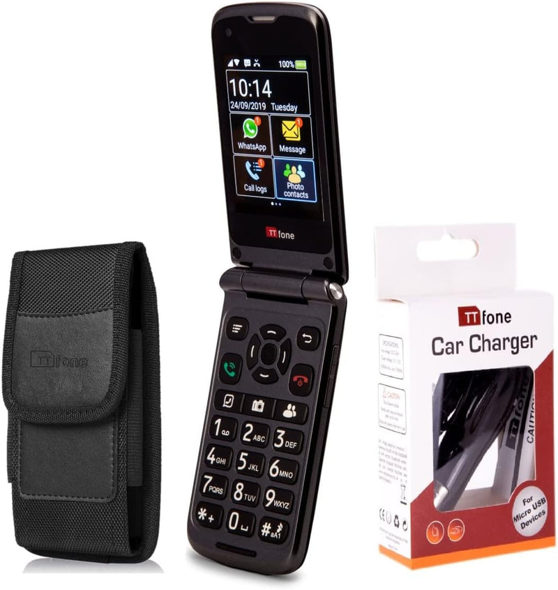 TTfone Titan TT950 Whatsapp 3G Touchscreen Senior Big Button flip Handy - einfach und einfach zu bed
