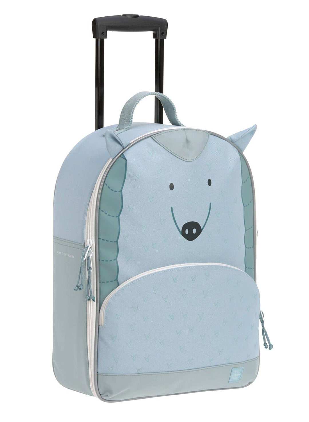 LÄSSIG Kinderkoffer Trolley Reisekoffer mit Teleskopstange und Rollen ab 3 Jahre, 45 cm, 17 L/Trolle