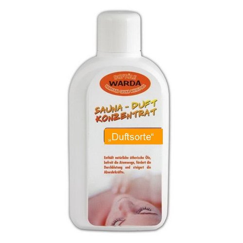 Warda Sauna Aufguss Duft Orange-Mandarine 1000 ml Flasche