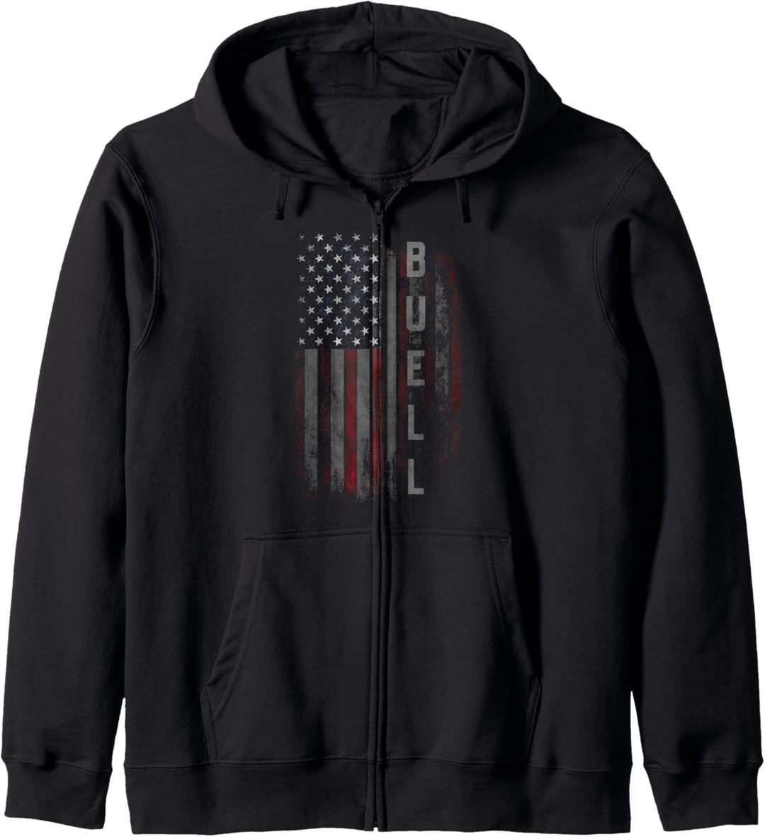 Buell Family T-Shirt mit amerikanischer Flagge, Geschenk für Herren Kapuzenjacke