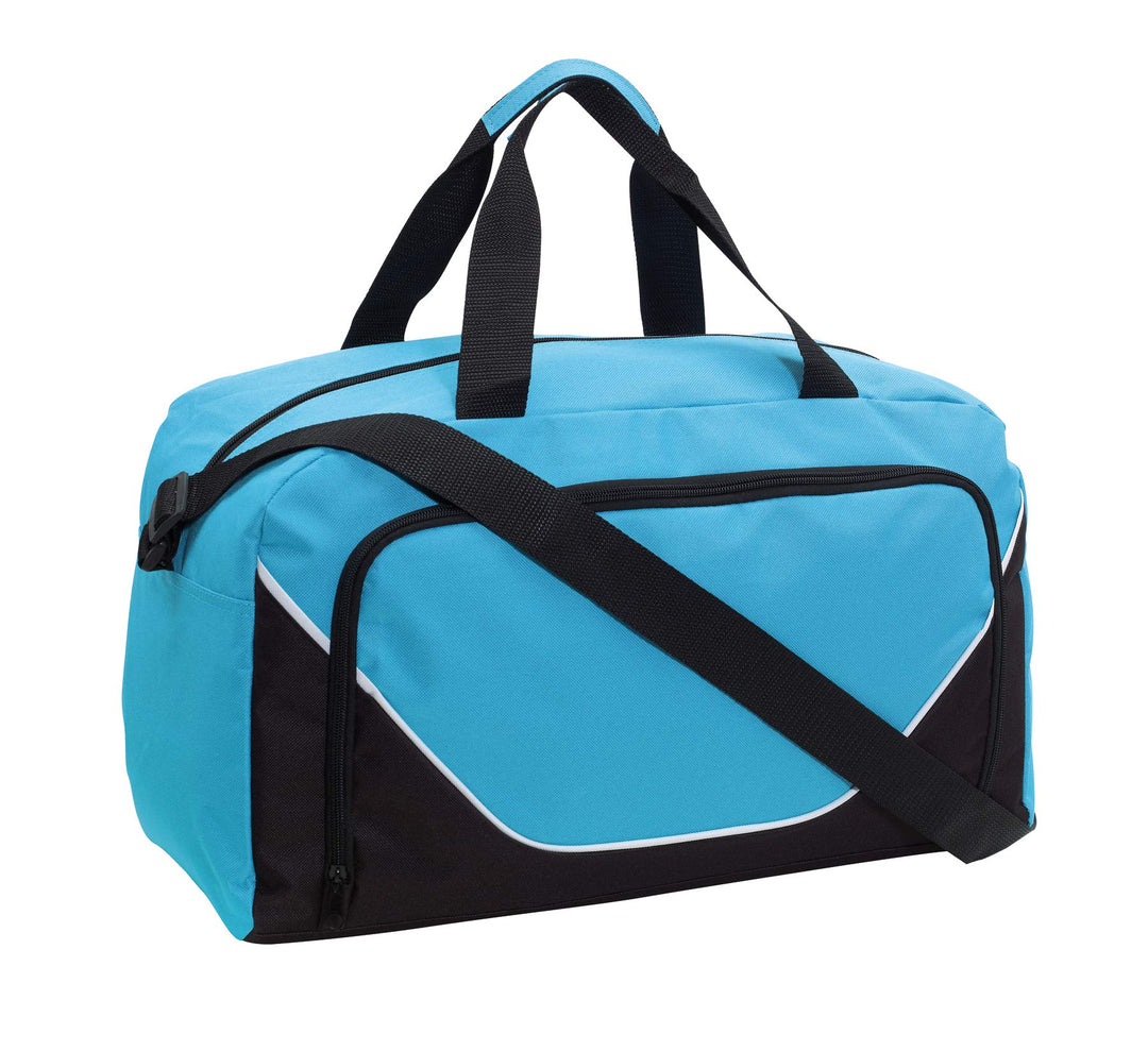 Preiswert &amp; Gut Sporttasche 48x22x28cm Fitnesstasche 410Gr Umhängetasche Hellblau, Hellblau