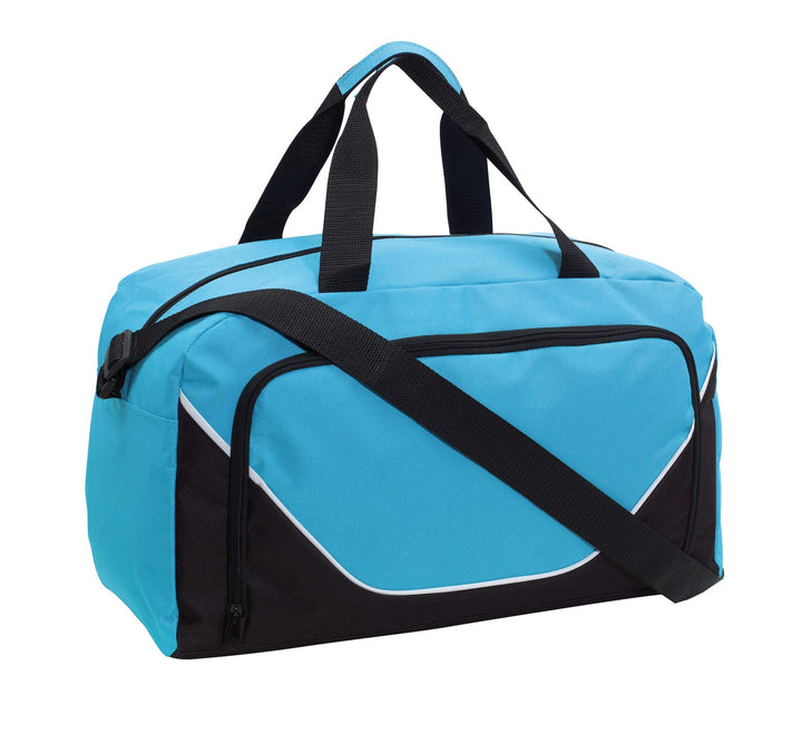 Preiswert &amp; Gut Sporttasche 48x22x28cm Fitnesstasche 410Gr Umhängetasche Hellblau, Hellblau