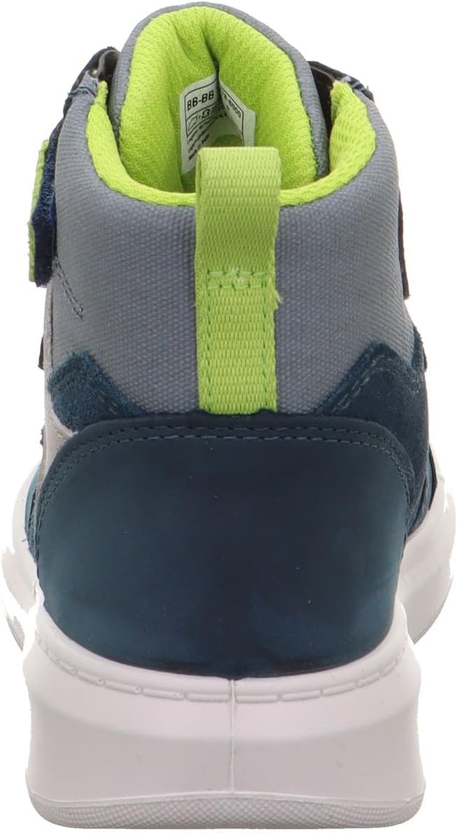 Superfit Jungen Cosmo Gore-tex Leggermente Foderato Sneaker, Blau Hellgrün 8000