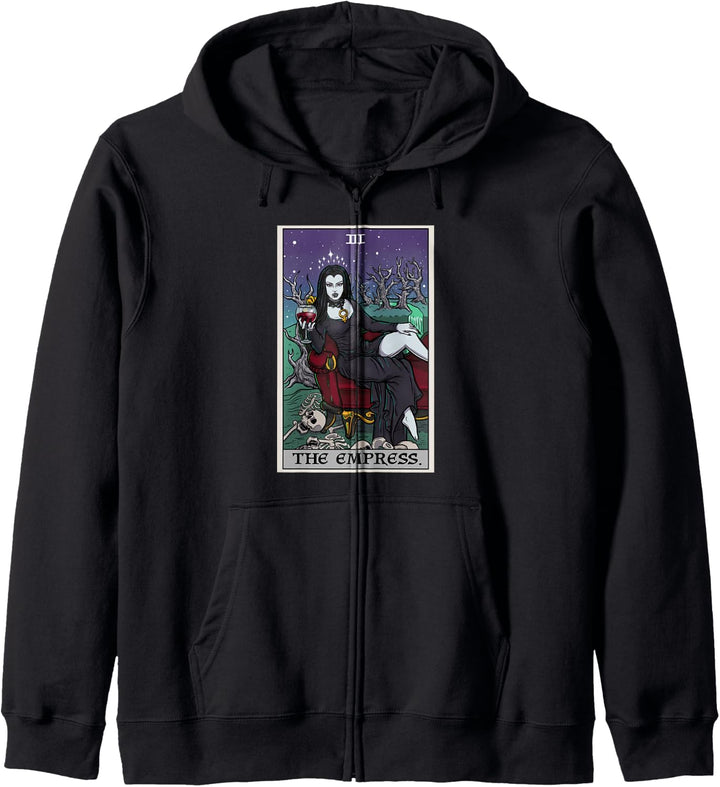 Tarotkarte für Halloween, Vampir, Gothic, Horror-Hexe Kapuzenjacke