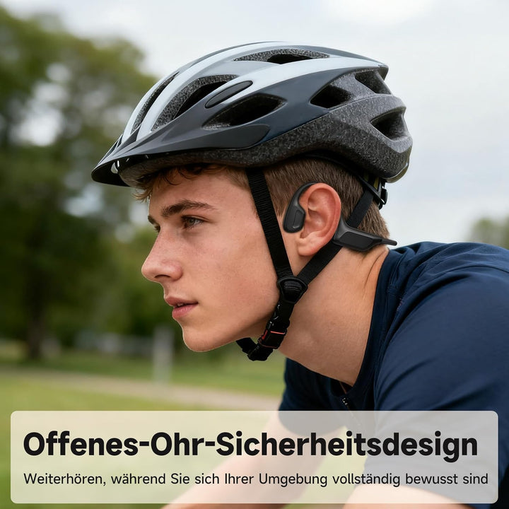 MANKIW Knochenschall Kopfhörer, IP68 Open Ear Kopfhörer Bluetooth 6.0, Bone Conduction Headphones fü