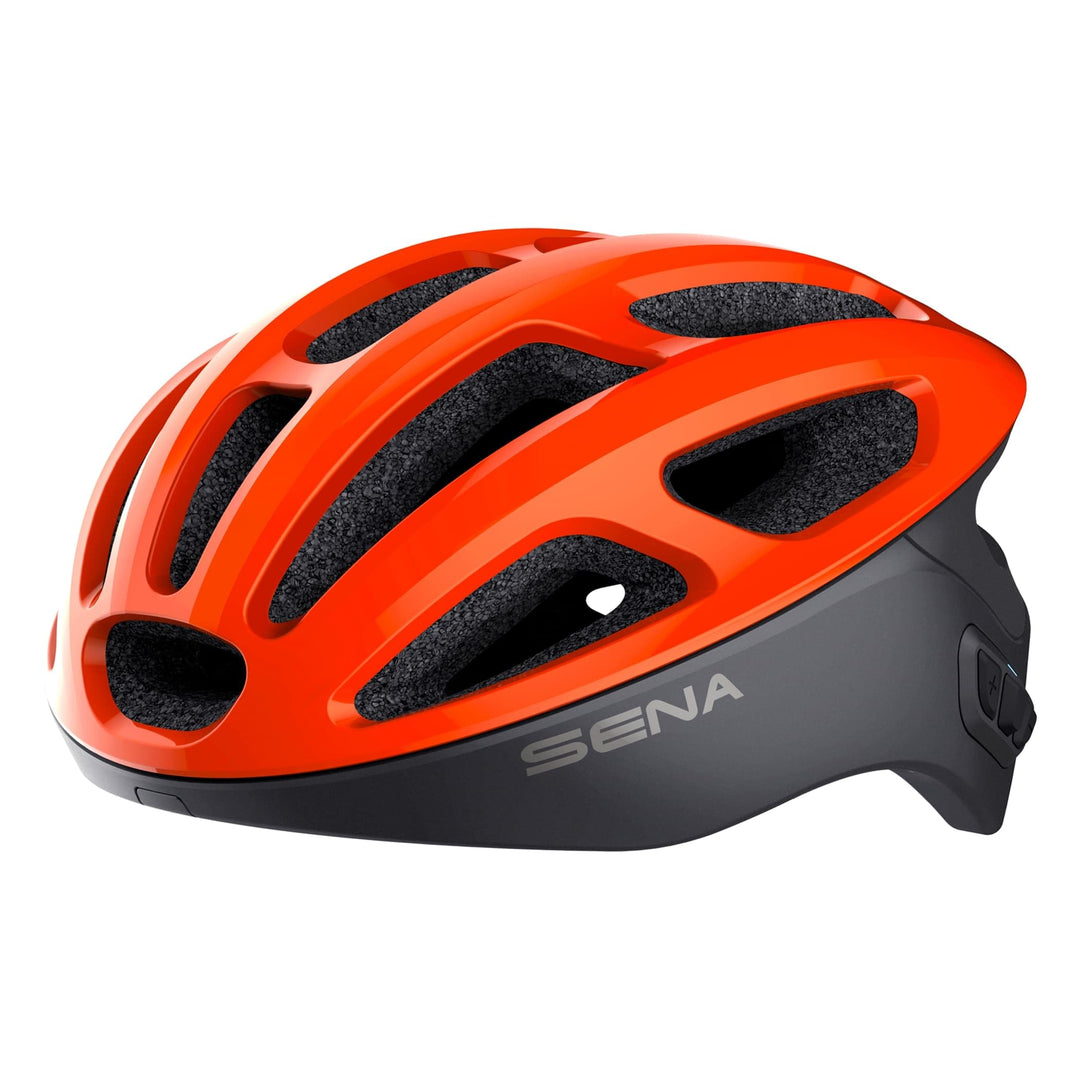 Sena R1 Smart Fahrradhelm, Electric Tangerine
