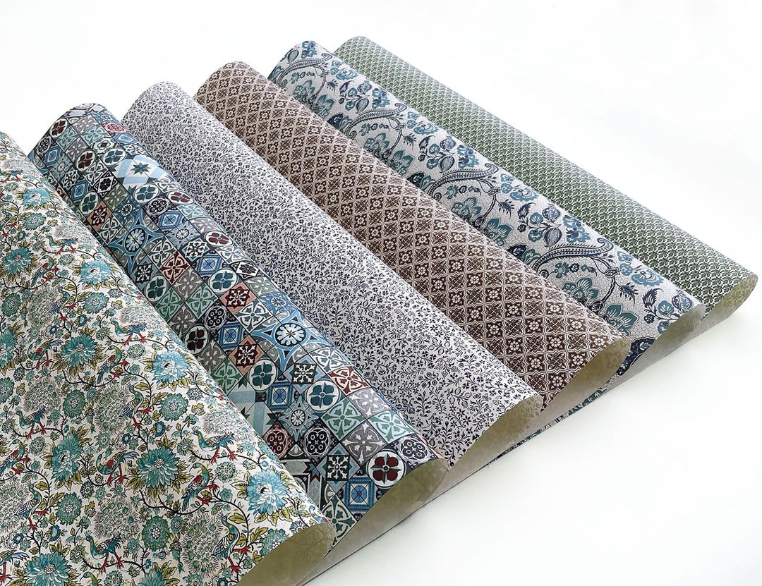 Tassotti | Elegantes klassisches Geschenkpapier | Set mit 6 verschiedenen Blättern, 50 x 70 cm, 85 g