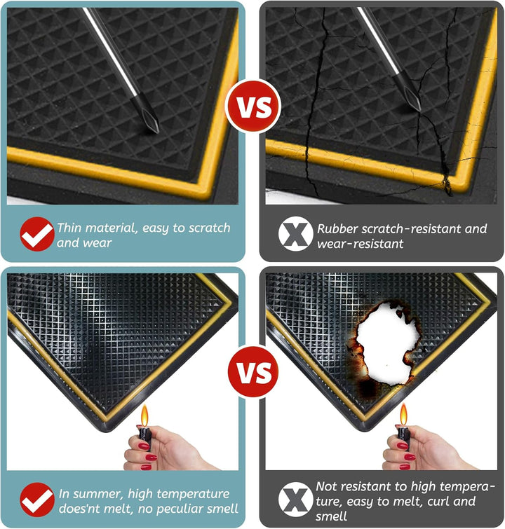 SHAOHAO für Jeep Avenger 2023 2024 Gummimatten, Mittelkonsole Antirutschmatten, Getränkehaltermatt,