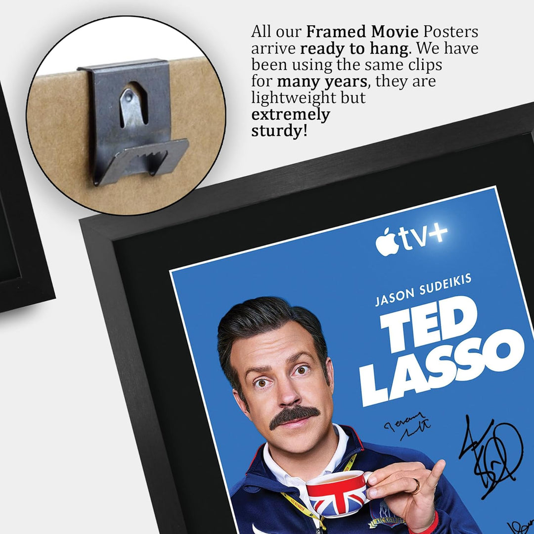 HWC Trading FR A3 Ted Lasso Geschenke Gedrucktes Signiertes Autogramm Poster für Fans von Fernsehn M
