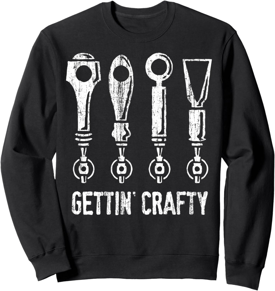 Gettin' Crafty Beer Taps Sweatshirt