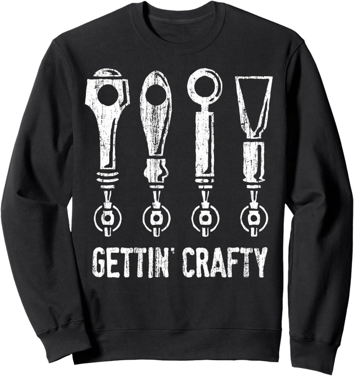 Gettin' Crafty Beer Taps Sweatshirt