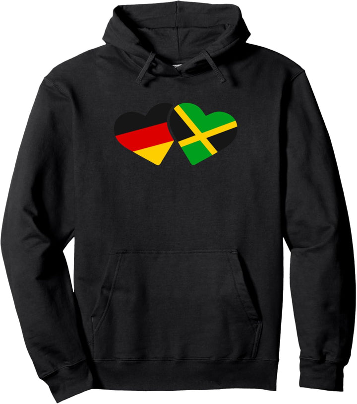 Deutschland Jamaika Liebe Herz Freunde Love Geschenk Pullover Hoodie