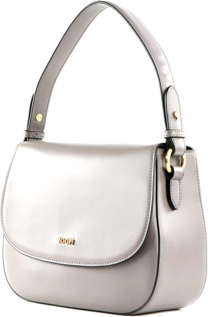 Joop! Damen Esmera Shoulder Bag (Flap), S Grau, Grau