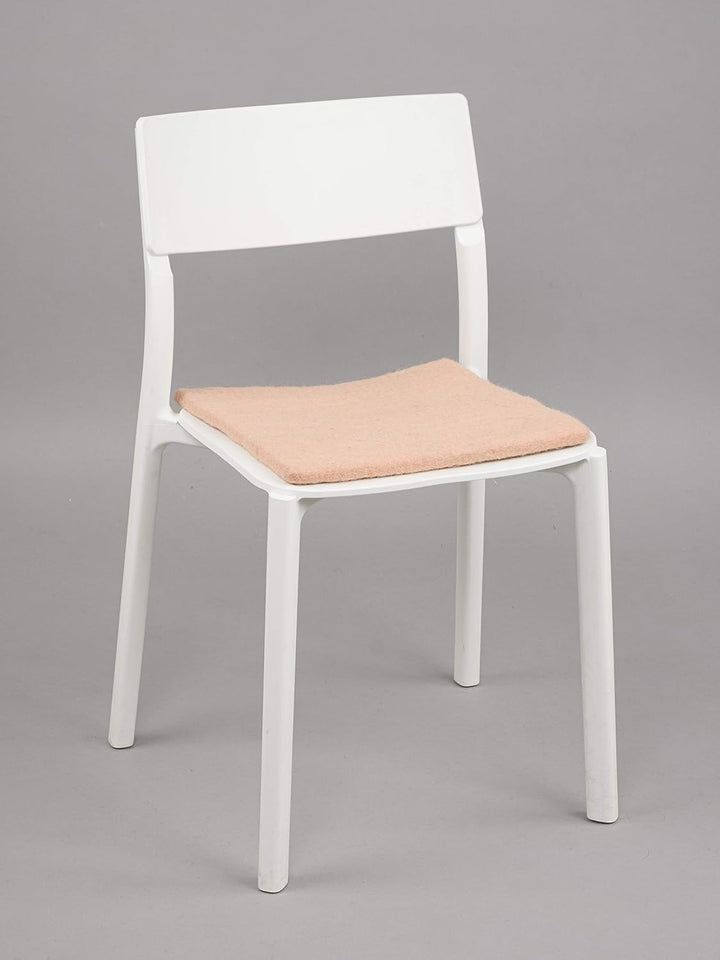 myfelt Flache Filz Sitzauflage, Filz Stuhlauflage - Merle - quadratisch, 36x36 cm, Rosa, Rosa