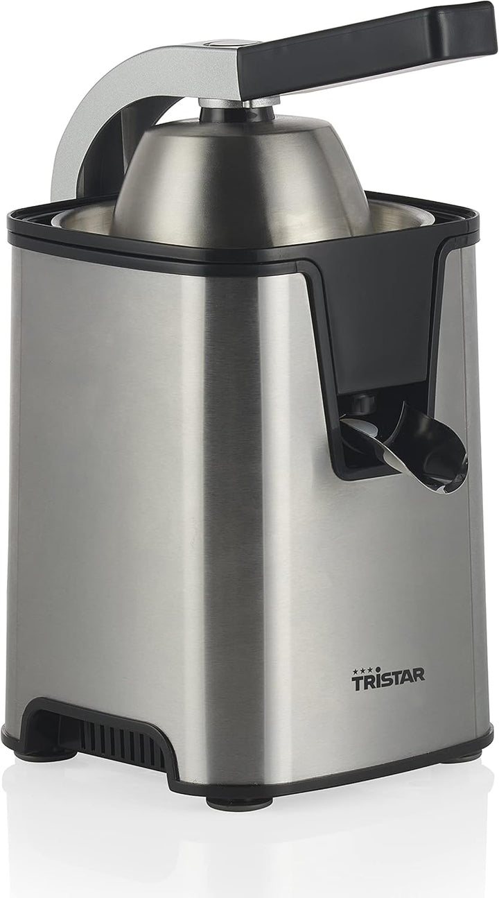 Tristar Zitruspresse CP-3009 – Edelstahl-Fruchtfleischfilter – Anpassbarer Fruchtfleischfilter – 2 P