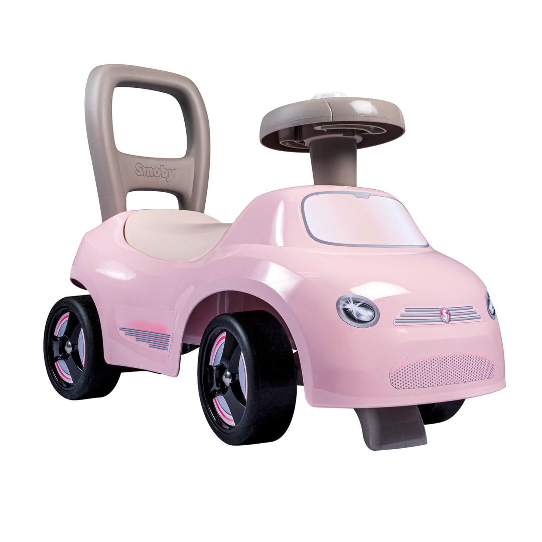 Smoby Lauflernhilfe, Rosa, ab 10 Monaten, weiche Linien, modernes Aussehen und integriertes Hupe im